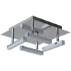 Naeve LED DL Turin Metall/KS chromeLxBxH: 25x25x11cm dimmbar