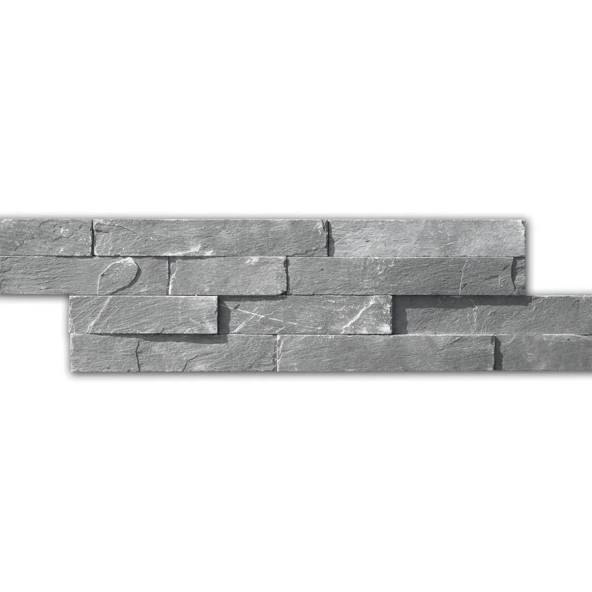 Natursteinverblender schwarz 10 x 36 cm