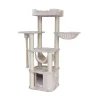 Nobby Kratzbaum Classic Zada 50 x 50 x 145 cm cream