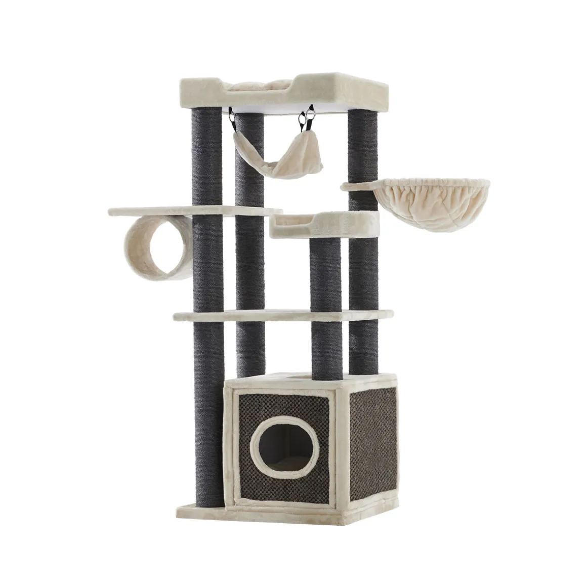 Nobby Kratzbaum Faris 70 x 60 x 173 cm cream