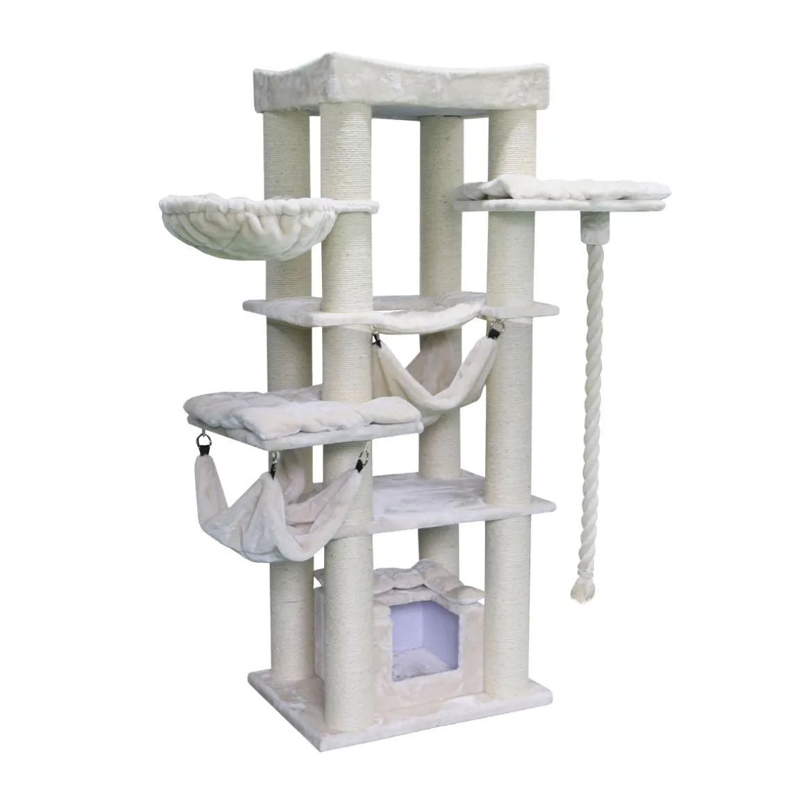 Nobby Kratzbaum Rubi 60 x 80 x 197 cm cream