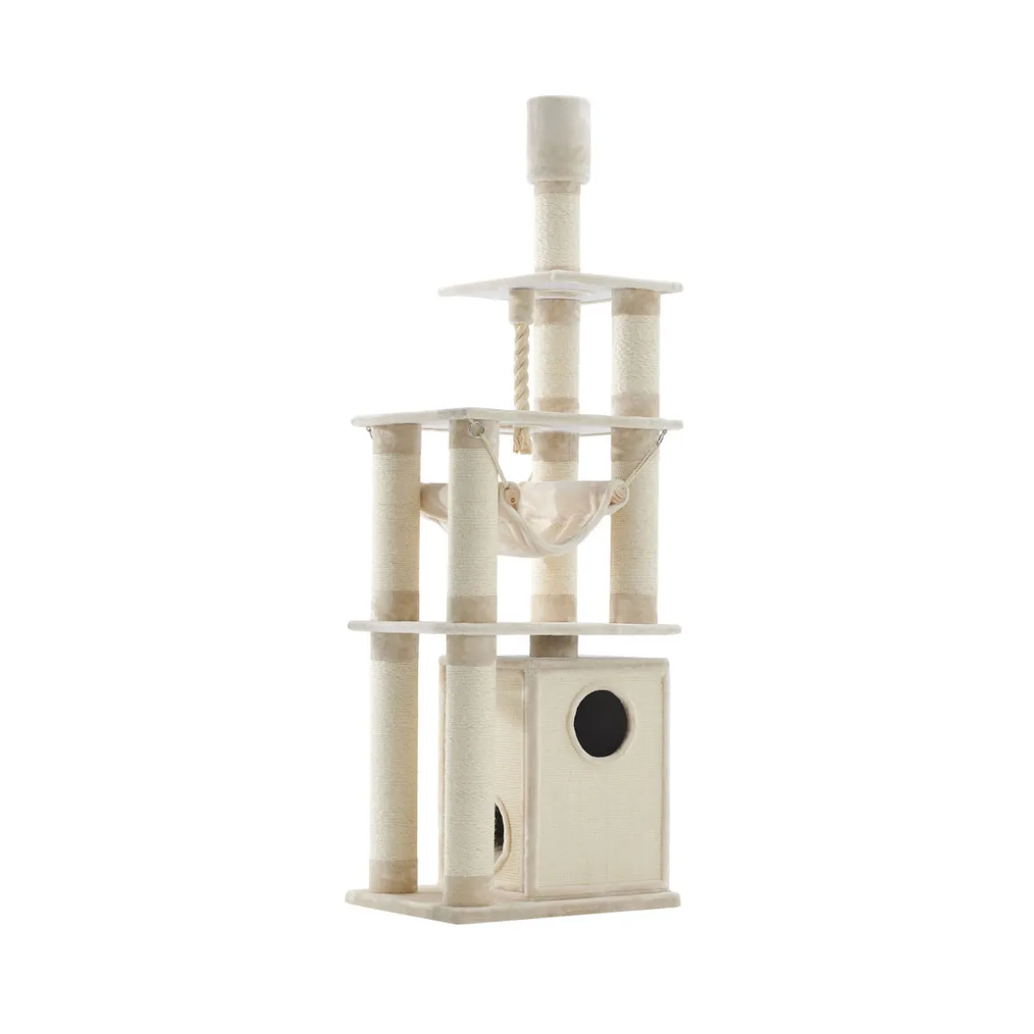 Nobby Kratzbaum Telde 80 x 60 x 232 cm cream