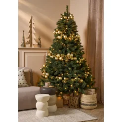 Norwood Weihnachtsbaum grün warm weiß LED 155x97 cm mit Timer & Dimmer