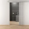 Novadoors Glasschiebetür NOVA 582 ESG klar 93,5 x 205,8 x 8 cm