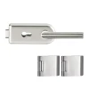 Novadoors Glastürbeschlag-Set SKS 62 Edelstahl Optik