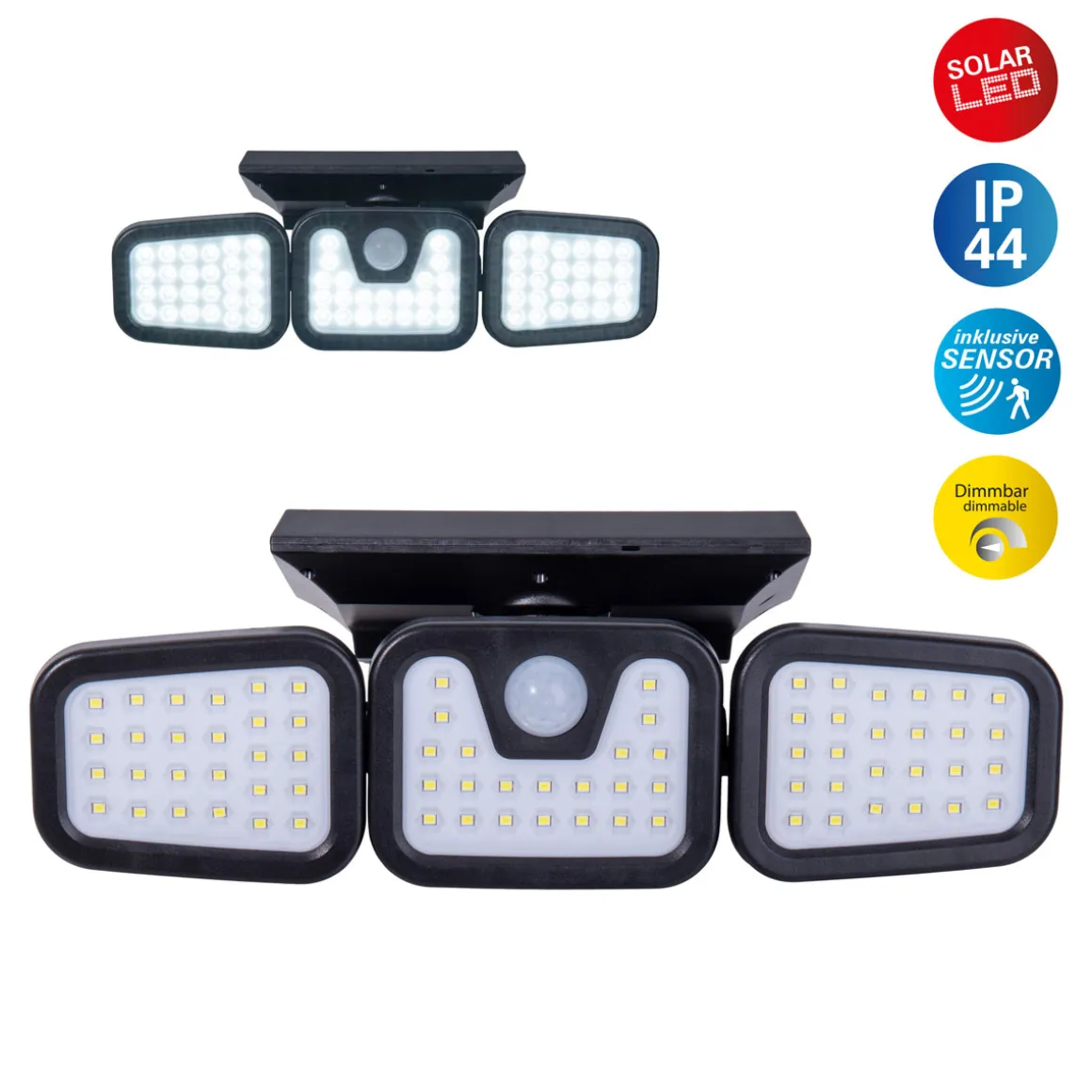 näve LED-Solar-Außenwandleuchte Pacita