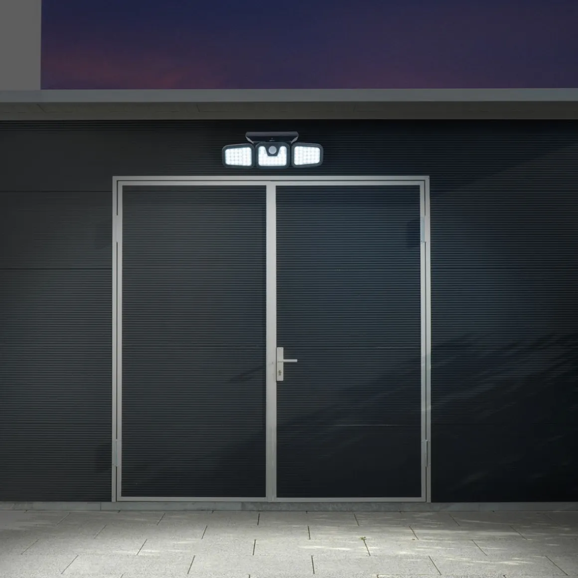 näve LED-Solar-Außenwandleuchte Pacita