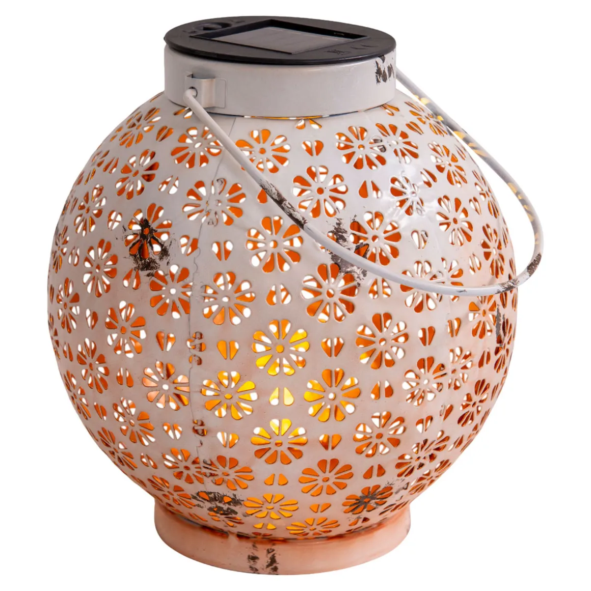 näve LED-Solardekoleuchte weiß 18 cm