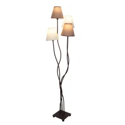 näve Stehleuchte Boho braun 4er