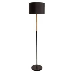 näve Stehleuchte Tessile schwarz 36 cm Textil