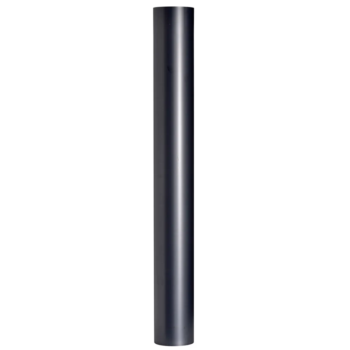 Ofenrohr 120 mm Durchmesser, 1000 mm lang, 0,6 mm stark gefalzt, Blauglanz-Stahlblech
