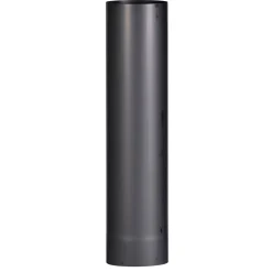 Ofenrohr 120mm Durchmesser, 500mm lang, 0,6 mm stark, gefalzt, Blauglanz-Stahlblech