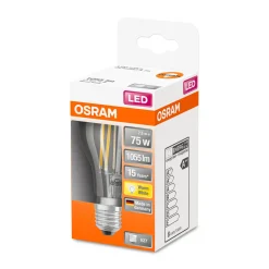 Osram LED-Glühlampe E27 75W klar 10,5 x 6 cm