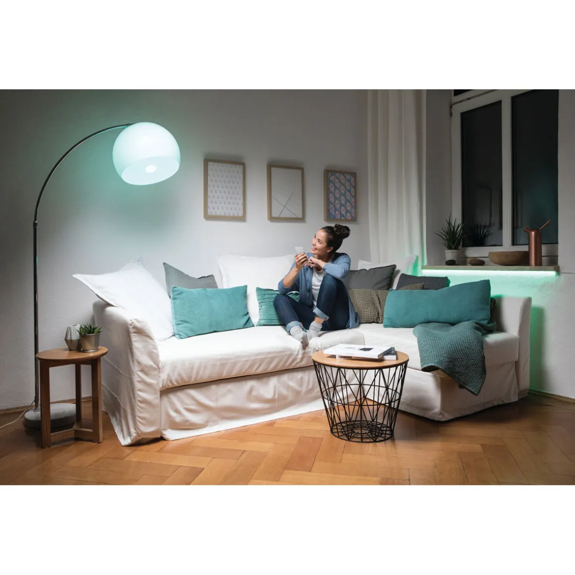 Osram LED-Leuchtmittel dimmbar E27 60W multicolor