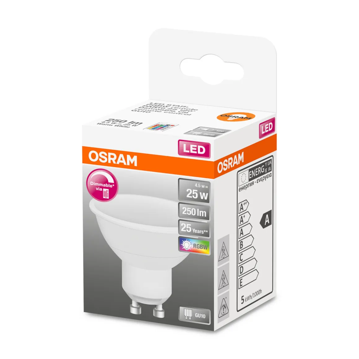 Osram LED-Reflektor dimmbar mit Fernbedienung multicolor
