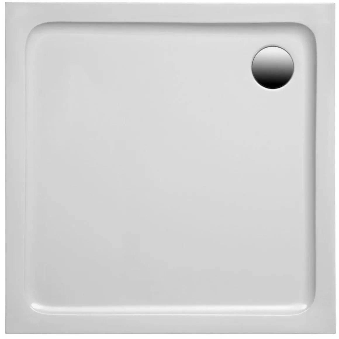 Ottofond Acryl-Duschbecken quadratisch 90 x 90 x 3 cm weiß