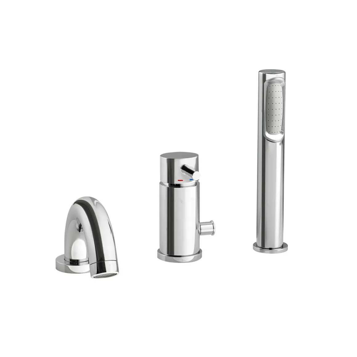 Ottofond Badewanne Pino 155 x 75 cm Ausführung rechts Wannenrandarmatur S3000