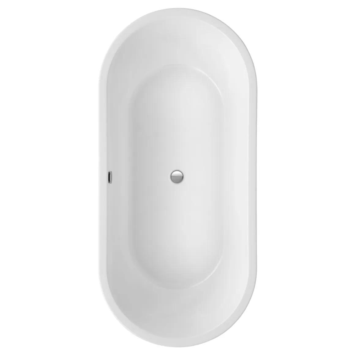 Ottofond Freistehende Badewanne Carney 190 x 89,5 cm weiß