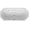 Ottofond Whirlpool-Set Sicilia 170 x 75 cm weiß/chrom Typ 3