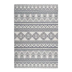 Outdoor-Teppich „Yoga 500“, anthrazit/elfenbein