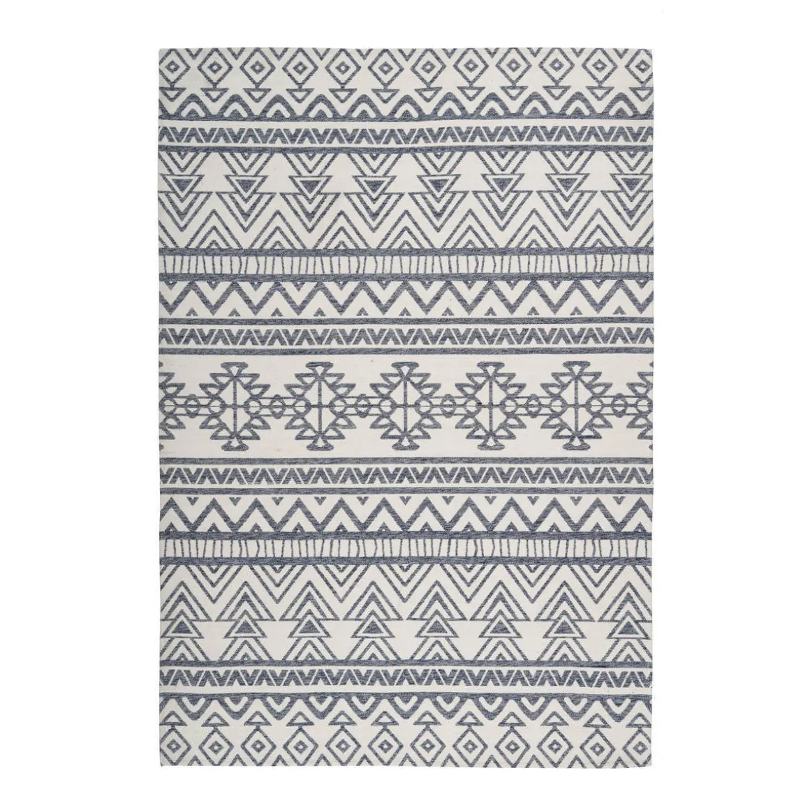 Outdoor-Teppich „Yoga 500“, anthrazit/elfenbein