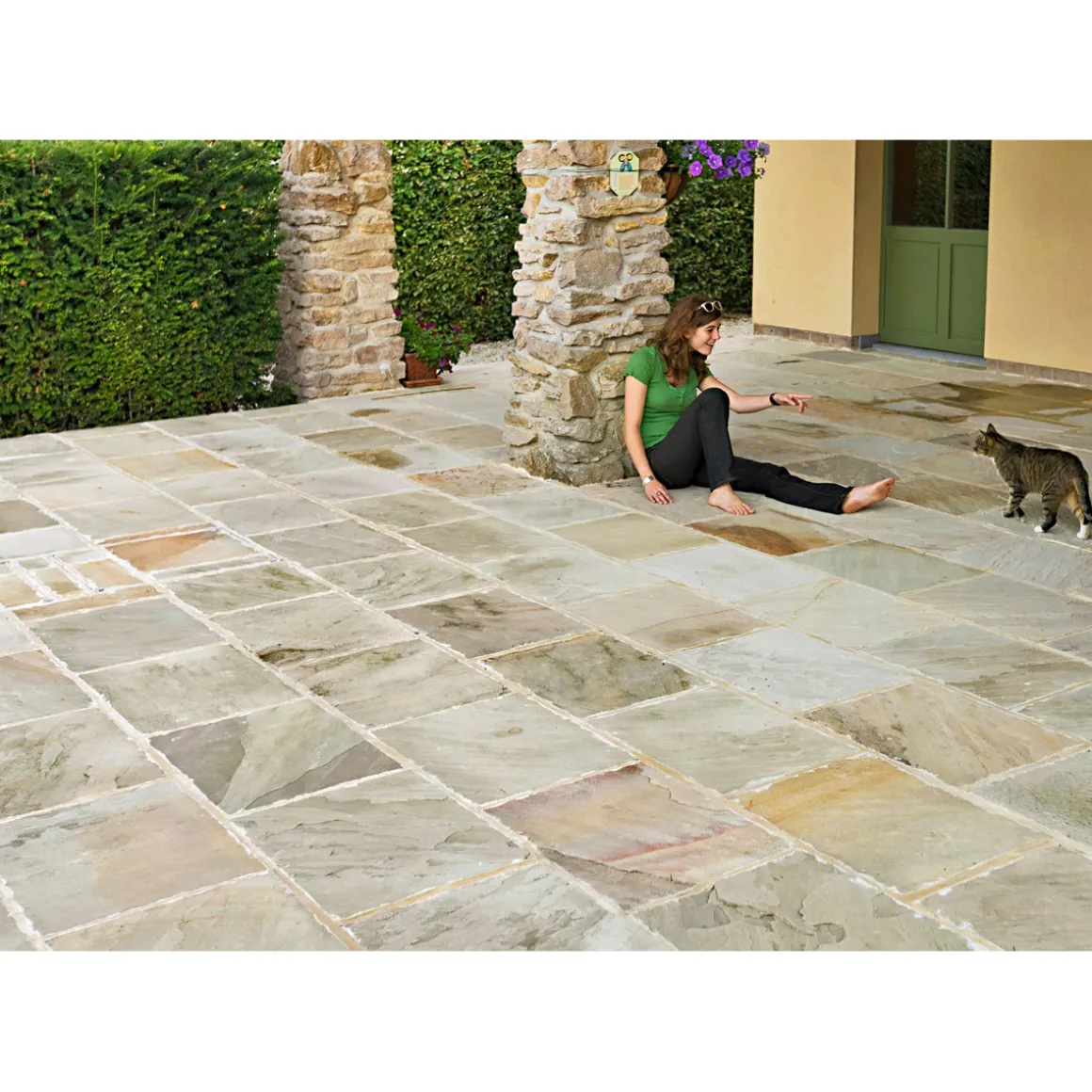 Palisade Sandstone Gaya naturgespalten 10 x 10 x 25 cm