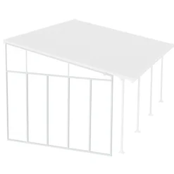 Palram Canopia Terassenüberdachung 4er Serie Pergola-Seitenwand weiß