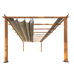 Paragon Outdoor Outdoor Pergola Florida 1116 350x505x236cm Holzoptik