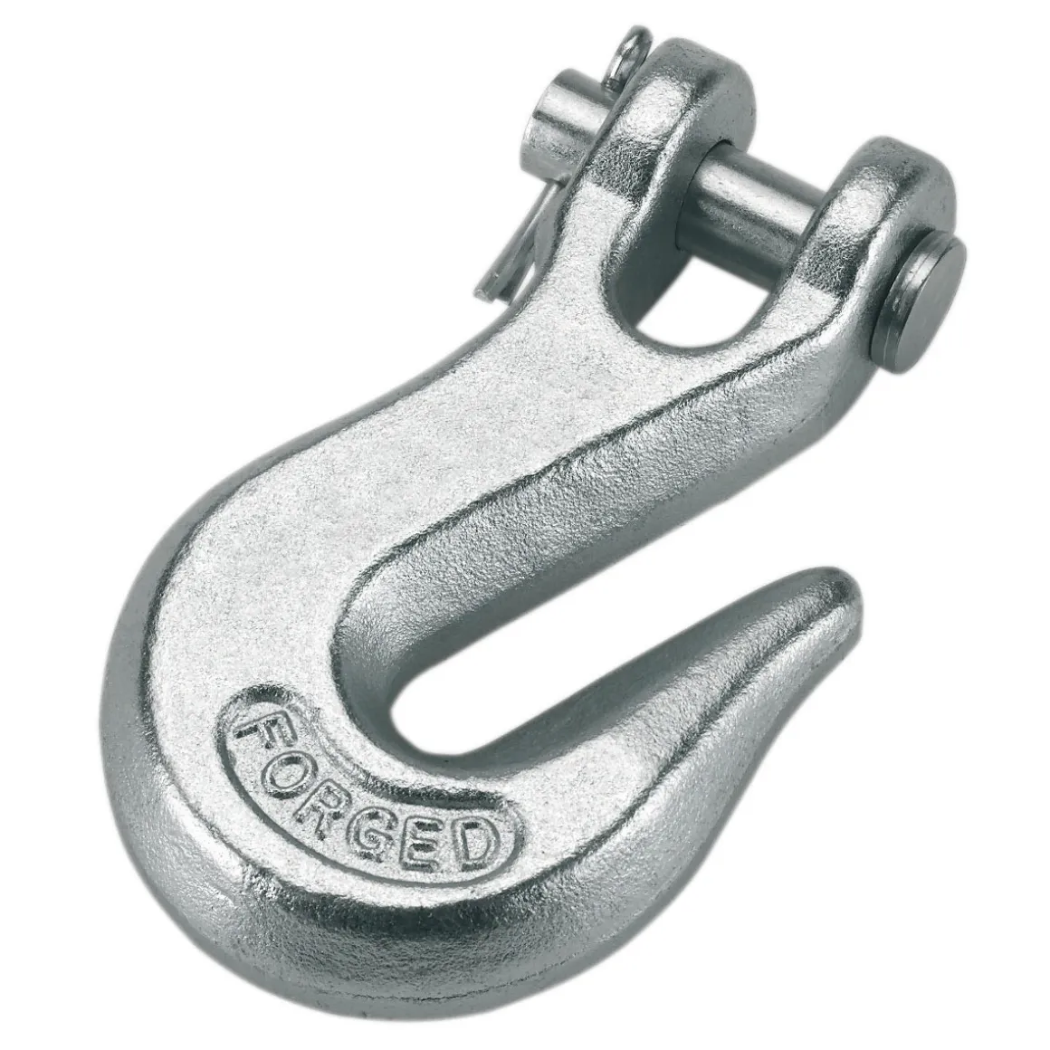 Parallelhaken mit Gabel silber 5/16"