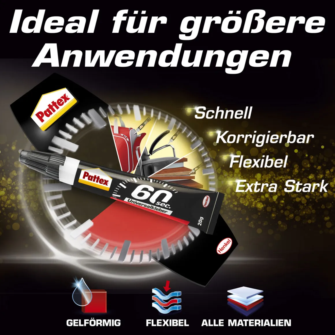 Pattex Universalkleber 60sec 20 g
