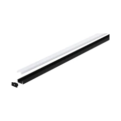 Paulmann Base Profil 2 m mit weißem Diffusor eloxiert