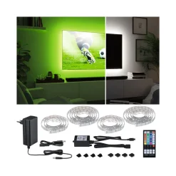 Paulmann LED-TV-Basisset MaxLED 250 75 Zoll 5,1 m 25,5 Watt inkl Farbwechselfunktion
