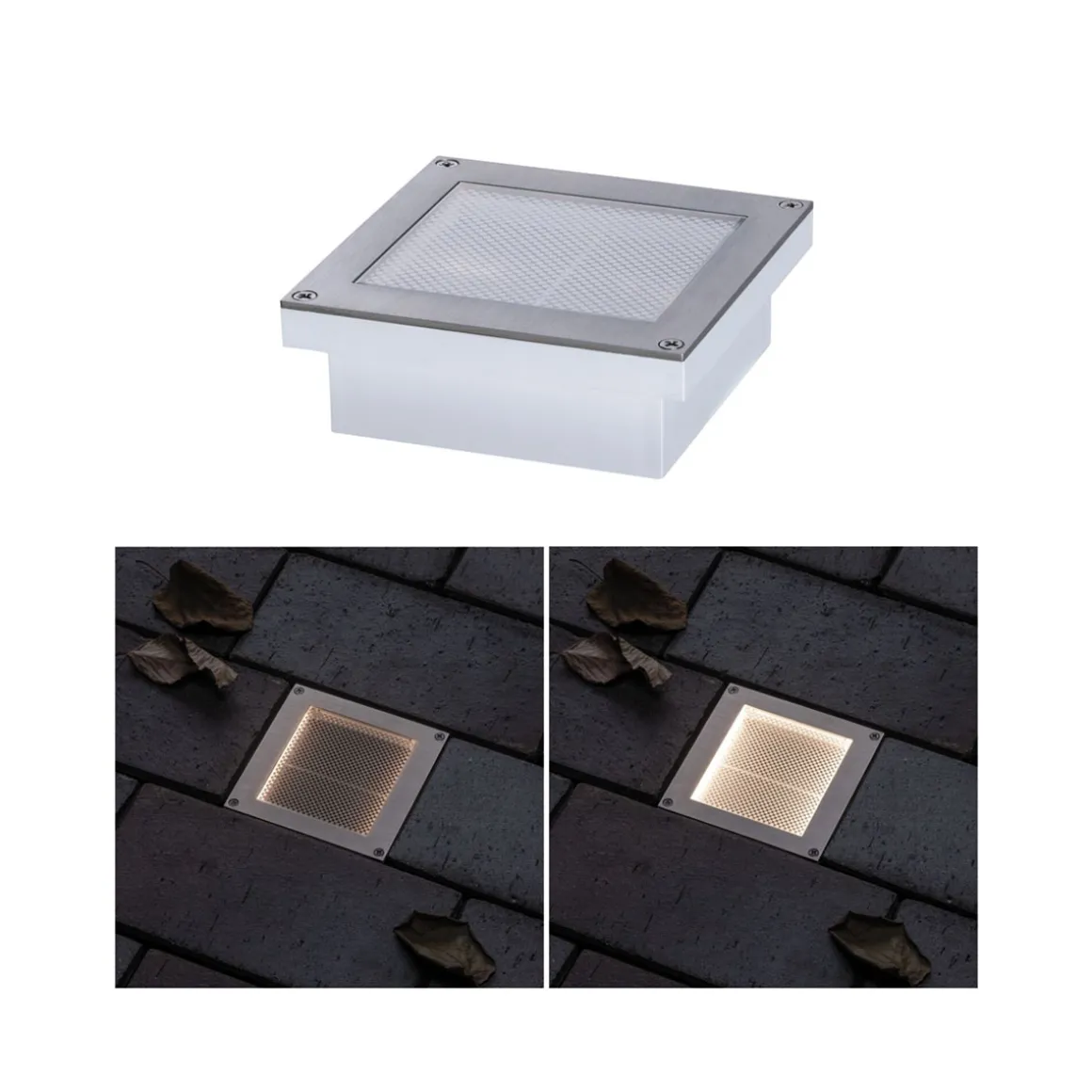 Paulmann Outdoor Solar BodenEBL Aron IP67 3000K Metall Bewegungsmelder 5 40lm 10*10cm