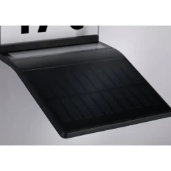 Paulmann Outdoor Solar bel. Hausnummer Yoko IP44 3000K 150lm Bewegungsmelder Anthrazit