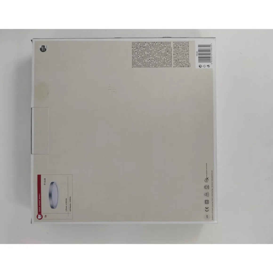 Paulmann LED-Panel Abia Durchmesser 30 cm silber