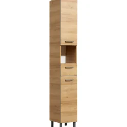 Pelipal Hochschrank Rüdesheim 30 x 195,5 x 33 cm Riviera Eiche