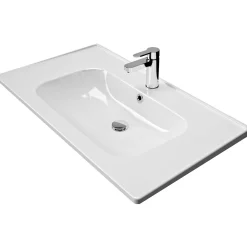 Pelipal Keramikwaschtisch Trentino rechteckig 79 x 2,5 x 51,4 cm