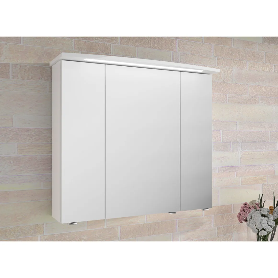 Pelipal Keramikwaschtisch Forli weiß Fokus 5005 80,5 x 7 x 48,5 cm