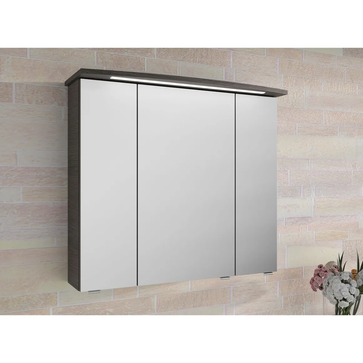 Pelipal Kranzbeleuchtung Asti grau 82 x 1,6 x 26,5 cm