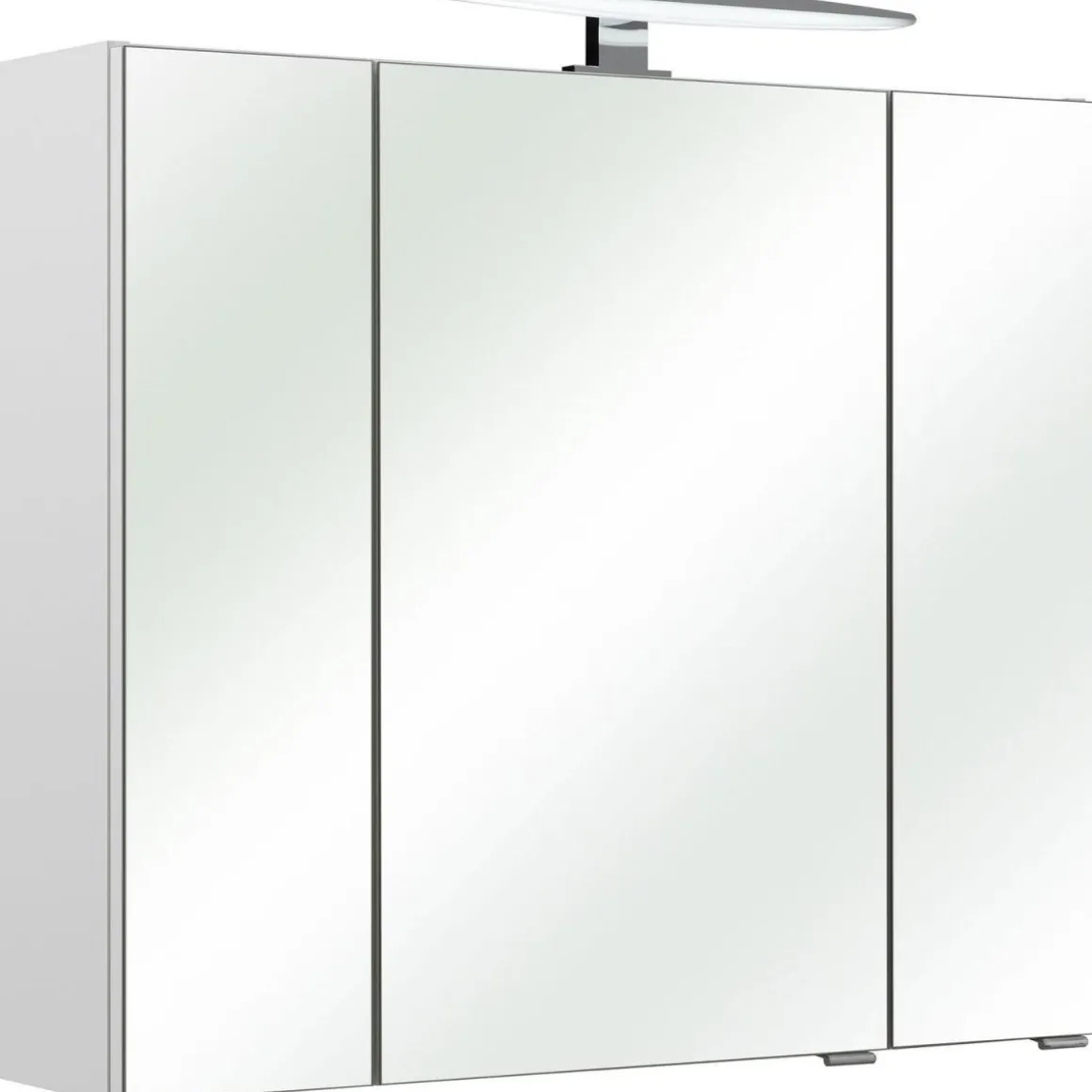 Pelipal LED-Spiegelschrank Mila II B800 weiß Glanz inkl Leuchtmittel