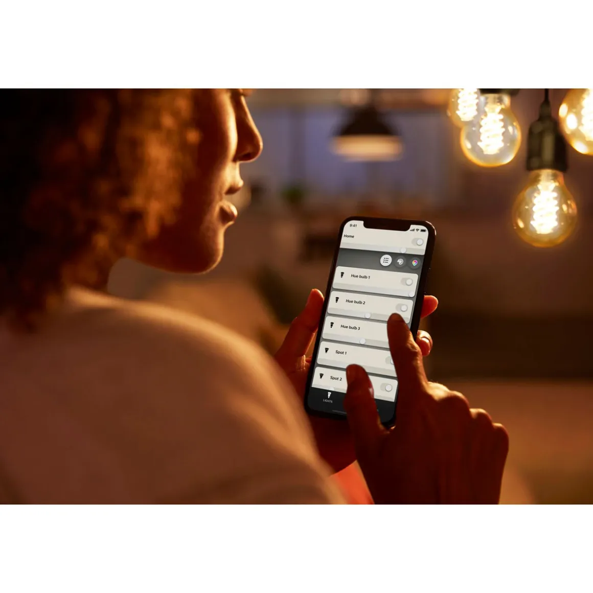 Philips Hue LED-Edison-Leuchtmittel White Filament E27 7W