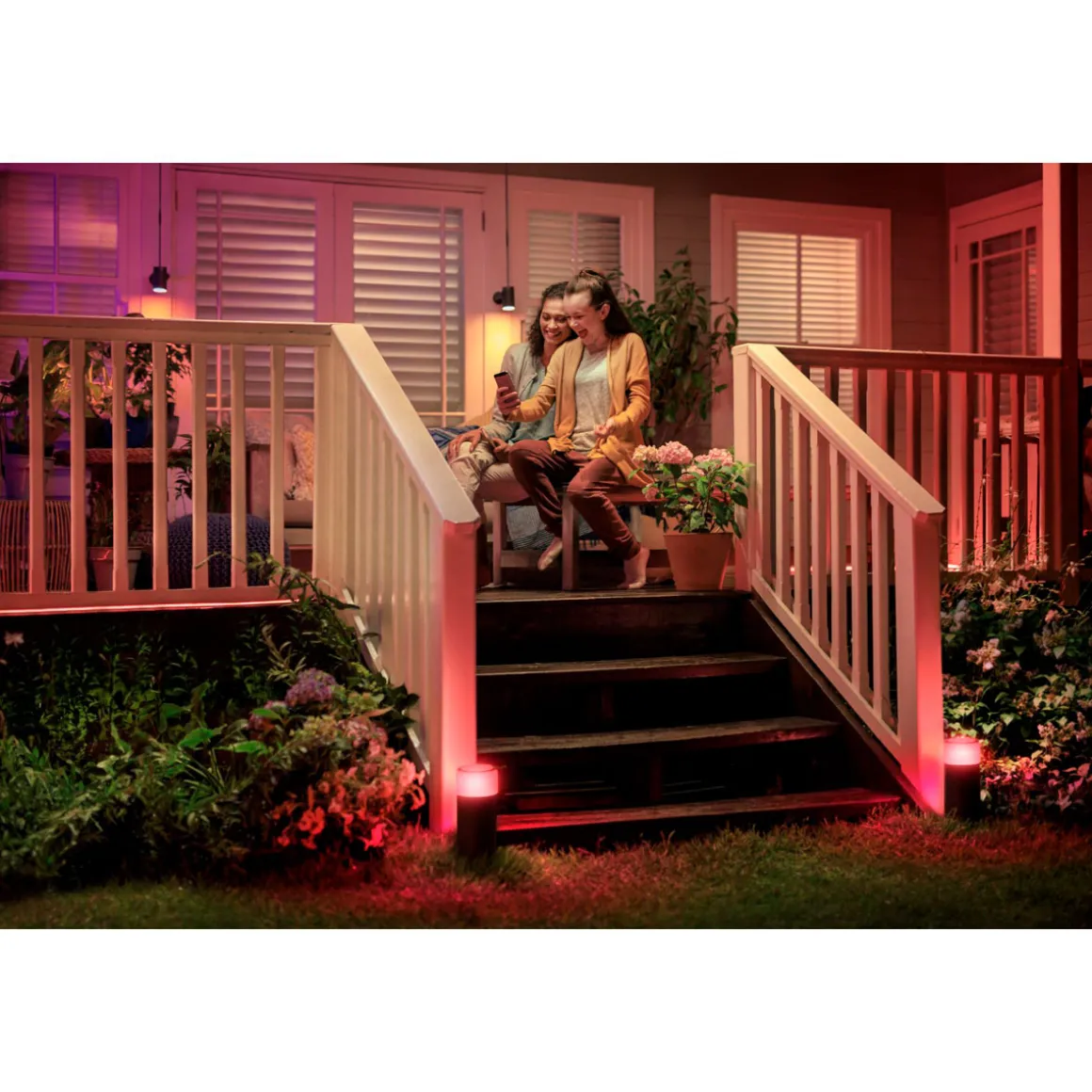 Philips Hue LED-Wegeleuchte Calla schwarz