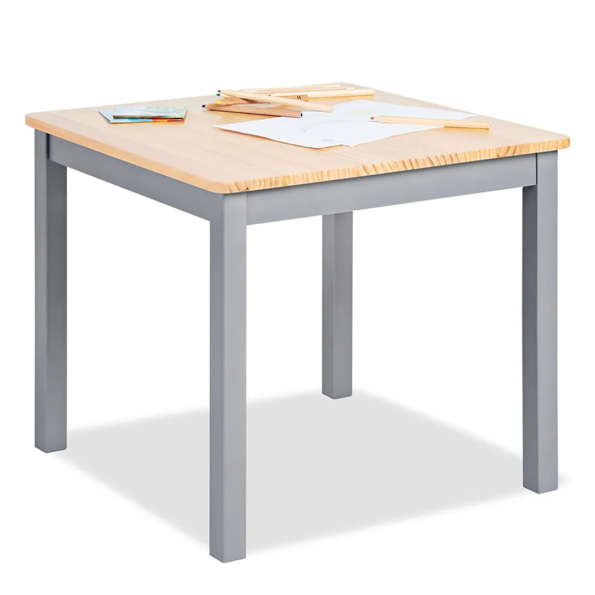 Pinolino Kindertisch Fenna grau/natur