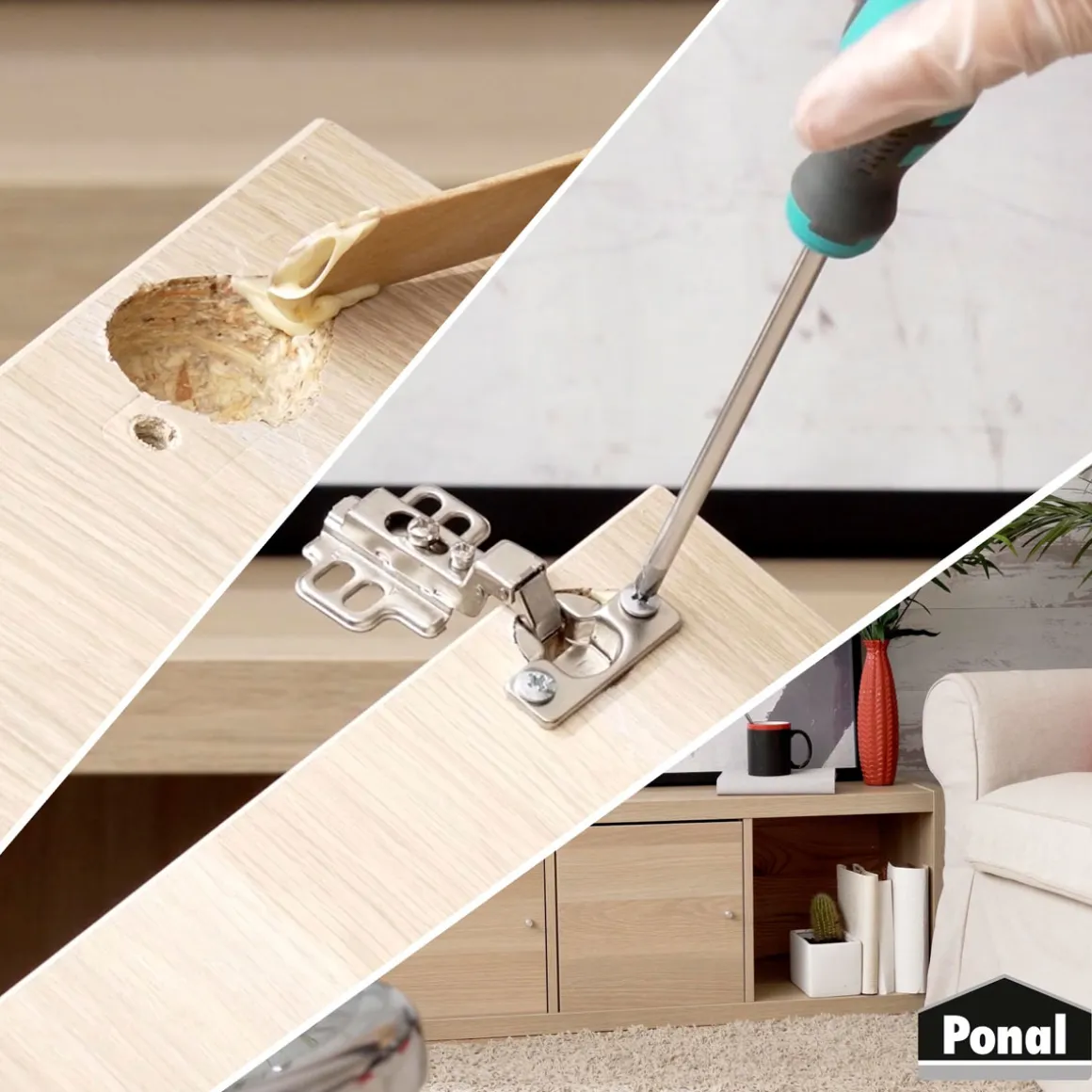 Ponal Spachtelmasse Reparatur PUR-Spachtel 177 g