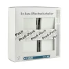 PROFI-PACK-SET Aus-/Wechselschalter Le Mans alpinweiß 4 Stück Serie 601