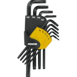 Proxxon Industrial Winkelschlüssel-Satz für Torx 9-teilig