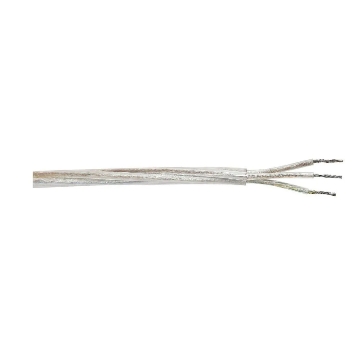 PVC-Schlauchleitung 3 x 0,75 transparent 5 m
