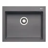 Pyramis Einbauspuele ISTROS 61 x 50 cm 1B Granit Iron Grey