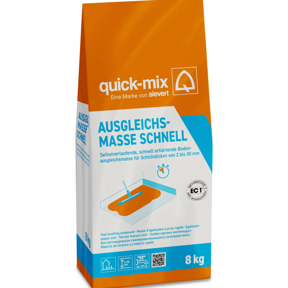 quick-mix Ausgleichsmasse Sicher und Plan schnell 8 kg
