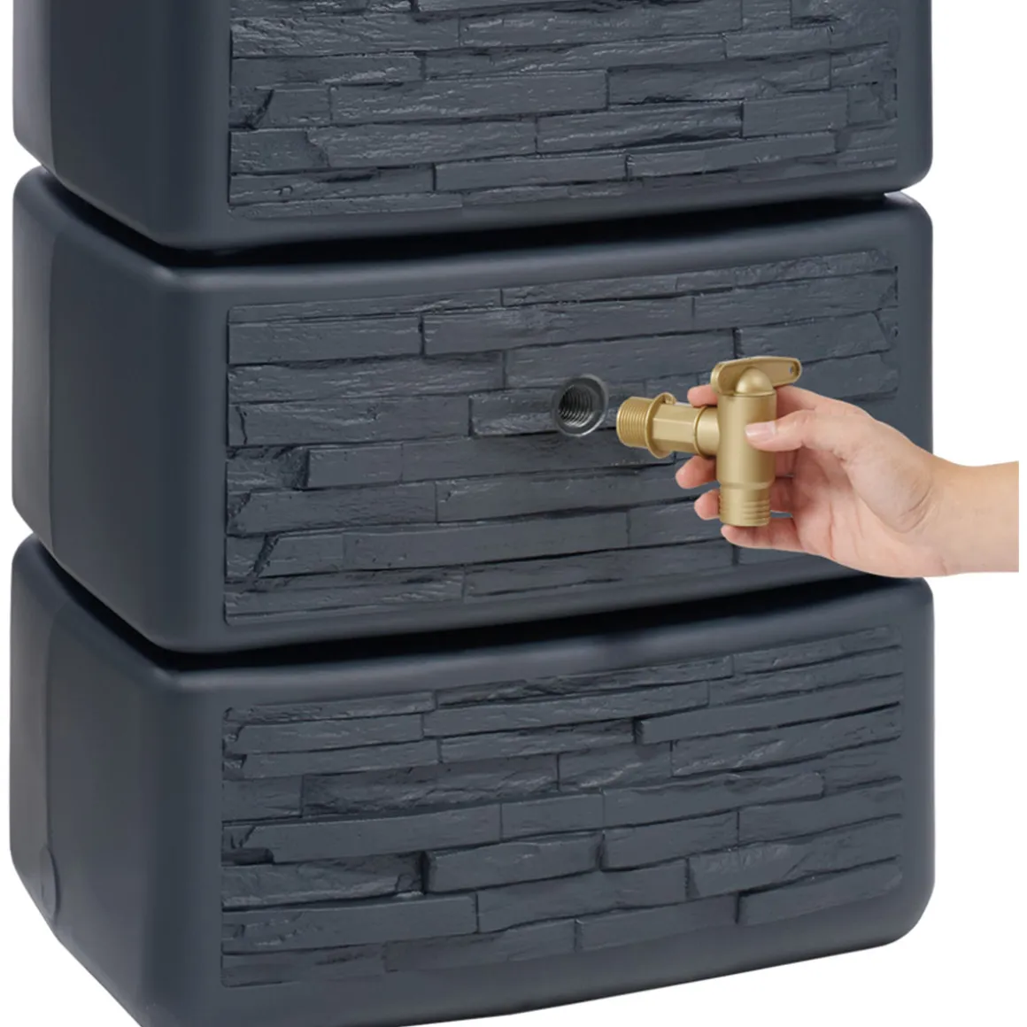 4rain Wandtank SLIM STONE 330 L